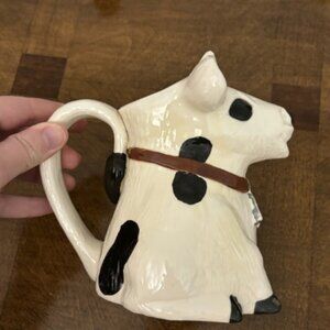 Vintage Ceramic Cow Creamer Pitcher